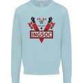 INGSOC George Orwell English Socialism 1994 Kids Sweatshirt Jumper Light Blue
