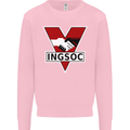 INGSOC George Orwell English Socialism 1994 Kids Sweatshirt Jumper Light Pink