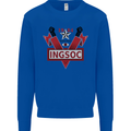 INGSOC George Orwell English Socialism 1994 Kids Sweatshirt Jumper Royal Blue