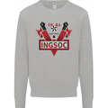 INGSOC George Orwell English Socialism 1994 Kids Sweatshirt Jumper Sports Grey
