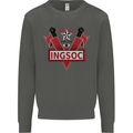 INGSOC George Orwell English Socialism 1994 Kids Sweatshirt Jumper Storm Grey