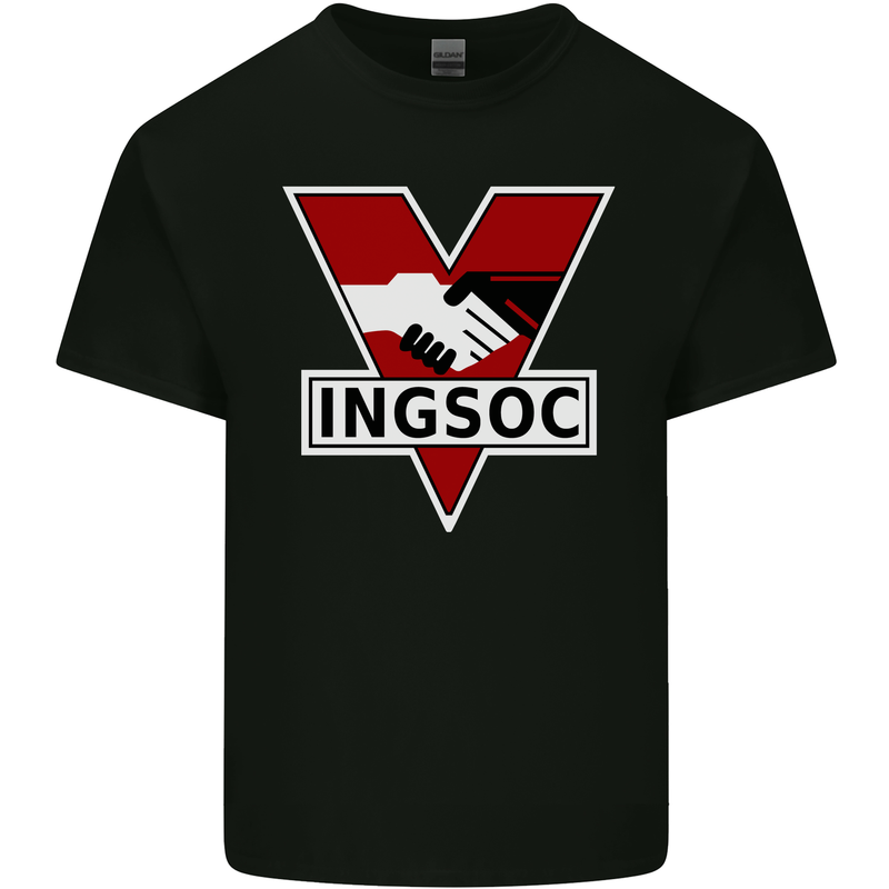 INGSOC George Orwell English Socialism 1994 Kids T-Shirt Childrens Black