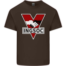 INGSOC George Orwell English Socialism 1994 Kids T-Shirt Childrens Chocolate