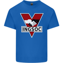 INGSOC George Orwell English Socialism 1994 Kids T-Shirt Childrens Royal Blue