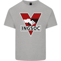 INGSOC George Orwell English Socialism 1994 Kids T-Shirt Childrens Sports Grey
