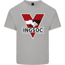 INGSOC George Orwell English Socialism 1994 Kids T-Shirt Childrens Sports Grey