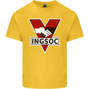 INGSOC George Orwell English Socialism 1994 Kids T-Shirt Childrens Yellow