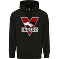 INGSOC George Orwell English Socialism 1994 Mens 80% Cotton Hoodie Black