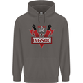 INGSOC George Orwell English Socialism 1994 Mens 80% Cotton Hoodie Charcoal