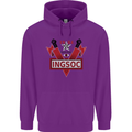 INGSOC George Orwell English Socialism 1994 Mens 80% Cotton Hoodie Purple