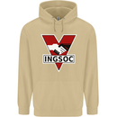 INGSOC George Orwell English Socialism 1994 Mens 80% Cotton Hoodie Sand