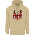 INGSOC George Orwell English Socialism 1994 Mens 80% Cotton Hoodie Sand