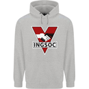 INGSOC George Orwell English Socialism 1994 Mens 80% Cotton Hoodie Sports Grey