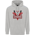 INGSOC George Orwell English Socialism 1994 Mens 80% Cotton Hoodie Sports Grey