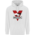 INGSOC George Orwell English Socialism 1994 Mens 80% Cotton Hoodie White