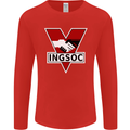 INGSOC George Orwell English Socialism 1994 Mens Long Sleeve T-Shirt Red