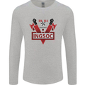 INGSOC George Orwell English Socialism 1994 Mens Long Sleeve T-Shirt Sports Grey