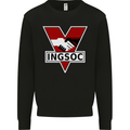 INGSOC George Orwell English Socialism 1994 Mens Sweatshirt Jumper Black