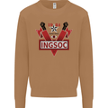 INGSOC George Orwell English Socialism 1994 Mens Sweatshirt Jumper Caramel Latte