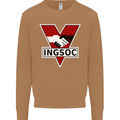 INGSOC George Orwell English Socialism 1994 Mens Sweatshirt Jumper Caramel Latte
