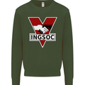 INGSOC George Orwell English Socialism 1994 Mens Sweatshirt Jumper Forest Green