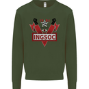 INGSOC George Orwell English Socialism 1994 Mens Sweatshirt Jumper Forest Green