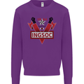 INGSOC George Orwell English Socialism 1994 Mens Sweatshirt Jumper Purple