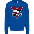 INGSOC George Orwell English Socialism 1994 Mens Sweatshirt Jumper Royal Blue