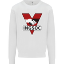 INGSOC George Orwell English Socialism 1994 Mens Sweatshirt Jumper White