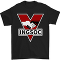 INGSOC George Orwell English Socialism 1994 Mens T-Shirt Cotton Gildan Black