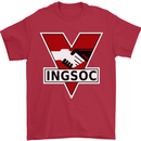 INGSOC George Orwell English Socialism 1994 Mens T-Shirt Cotton Gildan Red