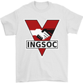 INGSOC George Orwell English Socialism 1994 Mens T-Shirt Cotton Gildan White