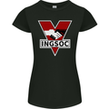 INGSOC George Orwell English Socialism 1994 Womens Petite Cut T-Shirt Black