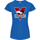 INGSOC George Orwell English Socialism 1994 Womens Petite Cut T-Shirt Royal Blue