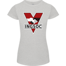 INGSOC George Orwell English Socialism 1994 Womens Petite Cut T-Shirt Sports Grey