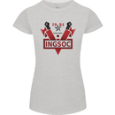INGSOC George Orwell English Socialism 1994 Womens Petite Cut T-Shirt Sports Grey