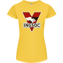 INGSOC George Orwell English Socialism 1994 Womens Petite Cut T-Shirt Yellow