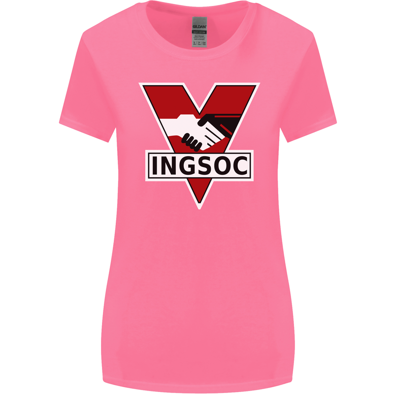 INGSOC George Orwell English Socialism 1994 Womens Wider Cut T-Shirt Azalea