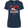 INGSOC George Orwell English Socialism 1994 Womens Wider Cut T-Shirt Navy Blue