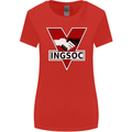 INGSOC George Orwell English Socialism 1994 Womens Wider Cut T-Shirt Red
