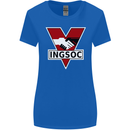 INGSOC George Orwell English Socialism 1994 Womens Wider Cut T-Shirt Royal Blue