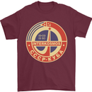 INTERKOSMOS CCCP Logo Soviet Space USSR Mens T-Shirt Cotton Gildan Maroon