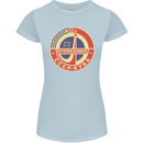 INTERKOSMOS CCCP Logo Soviet Space USSR Womens Petite Cut T-Shirt Light Blue