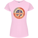 INTERKOSMOS CCCP Logo Soviet Space USSR Womens Petite Cut T-Shirt Light Pink