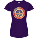 INTERKOSMOS CCCP Logo Soviet Space USSR Womens Petite Cut T-Shirt Purple