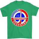 INTERKOSMOS CCCP Soviet Space USSR Logo Mens T-Shirt Cotton Gildan Irish Green