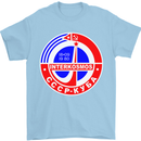 INTERKOSMOS CCCP Soviet Space USSR Logo Mens T-Shirt Cotton Gildan Light Blue
