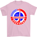 INTERKOSMOS CCCP Soviet Space USSR Logo Mens T-Shirt Cotton Gildan Light Pink