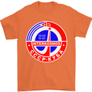 INTERKOSMOS CCCP Soviet Space USSR Logo Mens T-Shirt Cotton Gildan Orange