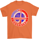 INTERKOSMOS CCCP Soviet Space USSR Logo Mens T-Shirt Cotton Gildan Orange